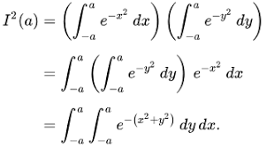 Xex cos xdx = 1 ex(x cos x − sin x + x sin x) + c 2. Gaussian Integral Wikipedia