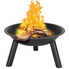 The bond aurora portable gas fire pit comes with a locking metal lid, fire pit lava rock and a propane tank stabilizer ring. 22 Wood Burning Fire Pit Portable Fire Pits Bowl With Iron Construction 3 Legs Outdoor Wood Burning Fire Pit For Backyard Terrace Patio Camping Upgrade Fire Pit 22 X22 X12 4 Black Q7451 Walmart Com