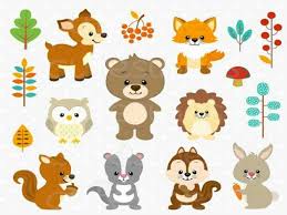 Pin By Diana Peters On Libro De Recortes Woodland Clipart Clip Art Animal Clipart