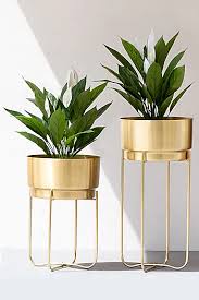 Champagne Gold Planters By The Decor Remedy Home Decor Planta De Decoracao Interior Vasos Decoracao Canto Decoracao