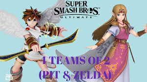 SSBU - 4 Teams of 2 #69 (Pit & Zelda) - YouTube