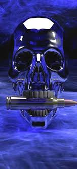 Fire Pit Skulls Blue Skull With Bullet Wallpaper Skulls Blue Skull With Bullet 1389271 Hd Wallpaper Backgrounds Download Find the best blue line skull wallpaper on getwallpapers.