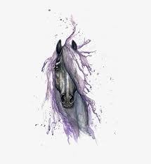 Awesome idea or long term regret? Horse Watercolor Painting Drawing Tattoo Horse Watercolor Tattoo Free Transparent Png Download Pngkey