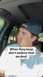 When they keep don't believe that am deaf… Bit*h am deaf., #deafdan #funny  #joke #deaf #deafbro