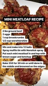 Meatball Meatloaf Mini Meatloaf Recipes Meatloaf Recipes Mini Meatloafs