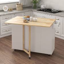 Ki5 Rolling Kitchen Island Cart With