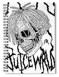 Juice wrld tribute draw, a project made by mammoth interest using tynker. Juice Wrld Spiral Notebook For Sale By Yorichi Muichiro