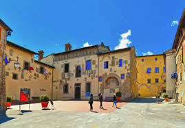 The italian village of Anghiari, Arezzo in Tuscany, Italy - e-borghi