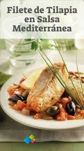 Servir ensima de la carne con el jugo ya. Filete De Tilapia En Salsa Mediterranea Recetas De Pescado Recetas De Cocina Faciles Filete De Tilapia Recetas De Cocina Faciles Crema De Tomate