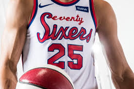 Cheer on philly's finest with the sixers jersey, a design made to look like the perforated team jersey this legendary teams wear on game day. Sixers Unveil New Classic Edition Uniform Based On Short Lived 1970s Design Phillyvoice