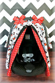 Mickey Mouse Carseat Canopy Car Seat Cover By Jaydenandolivia I Absolutely Love This I Might Have To Try To Awesome Baby Gear Baby Minnie Baby Snuggle Blanket
