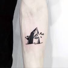Shark Small Creative Inner Forearm Simple Tattoo Ideas For Men Small Tattoos For Guys Tattoos For Guys Cool Forearm Tattoos