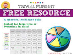 11) trivial pursuit board game introduced in which country? Freebie Trivial Pursuit Style Trivia Quiz Teaching Resources