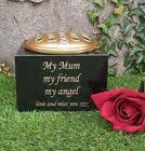 Cemetery flower vase & replacement vase features. Personalised Granite Memorial Vase Grave Pot Flower Holder Cemetery Grave Vase Ebay Memorial Vase Granite Memorial Flower Pots