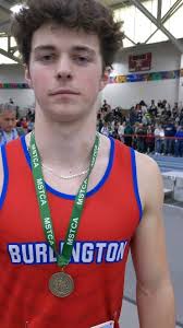 🚨🚨🚨 meet record! Boys long jump! Ryan Brooks sophomore from Burlington.  21' 4.25 inches!