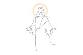 Continuous Line Drawing Of Jesus Drawing Simple Lines Affiliate Drawing Line Continuous Jesus In 2020 Jesus Drawings Continuous Line Drawing Line Drawing