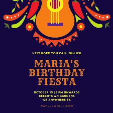 Some of the technologies we use are necessary for critical functions like security and site integrity, account authentication, security and privacy preferences, internal site usage and maintenance data, and to make the site work correctly for browsing and transactions. Free Printable Customizable Fiesta Invitation Templates Canva