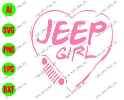 Download Jeep Girl Svg Jeep Svg Dxf Eps Png Digital Download Designbtf Com