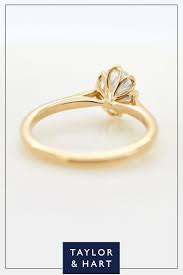 Our Hope Engagement Ring In Yellow Gold And With A Dec Yellow Gold Engagement Ring Oval Vintage Engagement Rings Simple Unique Solitaire Engagement Ring