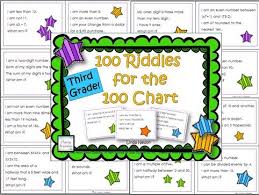 Math Riddles Third Grade Spiral Review Task Cards And Activities Third Grade Math Riddles Smarter Balanced Assessment
