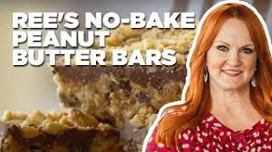 | pioneer woman holiday desserts are some of the best and these chocolate candy cane cookies are just adorable and delicious. How To Make Ree S No Bake Peanut Butter Bars The Pioneer Woman Food Network Youtube