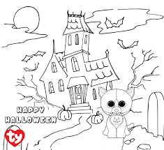 You can save your interactive online coloring pages that you have created in your gallery, print the coloring pages to. Pin On Halloweenie Beanies