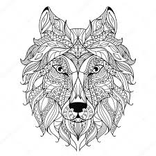 Ein wolf ist das größte mitglied der hundefamilie. Malvorlagen Wolfskopf Coloring And Malvorlagan