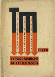 Johnson demonstrates in a series of . Cover Typographische Mitteilungen 24 Jahrgang Heft 11 November 1927 Graphic Design Posters Book Design History Design