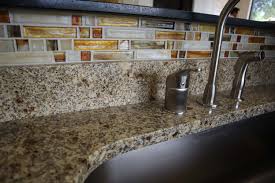 The combination will balance the look, and allow the granite to pop more, but with style. Granite Countertop Back Splash Countertops More Com