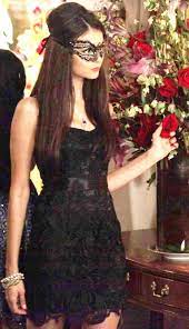 Katherine Pierce Masquerade Masquerade Dresses Vampire Diaries Costume Black Masquerade Dress