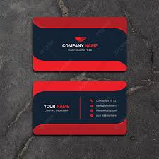 Berikut adallah contoh id card panitia dalam acara maulid nabi & tabligh akbar. Black And Red Business Card Template Template Download On Pngtree