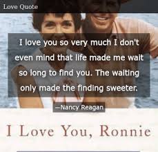 Discover nancy reagan famous and rare quotes. Nancy Reagan I Love You Ronnie The Letters Of Ronald Reagan To Nancy Reagan