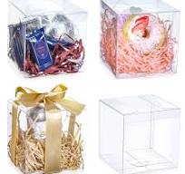 Amazon.com: 100 Pcs Clear Favor Boxes Plastic Clear Gift ...