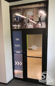 Perforated Window Graphics For Fitness Center In Wheaton Il