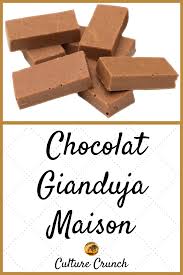 Chocolat Gianduja Maison La Recette Facile En 2020 Chocolat Gianduja Recette Chocolat Maison