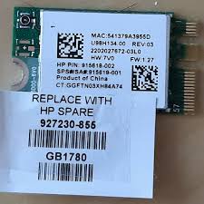Realtek rtl8852be wireless lan drivers. Original Hp Wireless Card 927230 855 15 Bs015dx Rtl8723de Neuwertig Cards The Originals Wireless