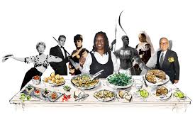 Typically a meal should consist of an appetizer, main dish and a salad, plus a side or two, a bread, dessert and drinks. Whoopi Goldberg Shares Tips On Politics At The Dinner Table Dream Guests And Kale Salad Vanity Fair