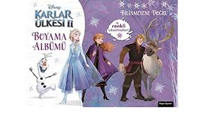Elsa boyama oyunu kitapçığı 4 sayfadan oluşuyor. Disney Karlar Ulkesi 2 Boyama Albumu Bilinmeyene Dogru Kolektif 9786050966732 Amazon Com Books