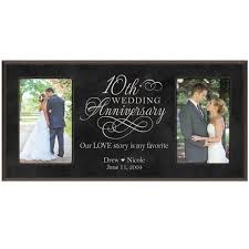 10th Wedding Anniversary Photo Frame Personalizied 10th Anniversary Weddi 1st Wedding Anniversary Gift Wedding Anniversary Pictures Wedding Anniversary Photos