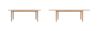 Design and concept classic extending dining table from solid wood. Furniture With Growth Potential Extendable Tables