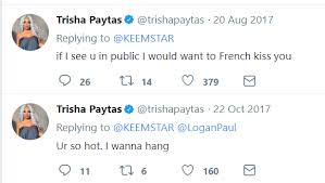 The dish on trisha paytas Trisha Paytas On Twitter That Wasn T Me That Was Patricia