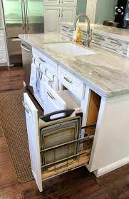 They create a desirable space for family and friends to sit, either at a raised breakfast bar or at one. Flat Kitchen Island Or Step Up Island