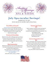 Don T Miss Out On These Spa Tacular Savings Spa Specials Spa Spa Promo