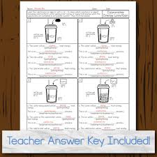 Chemistry Unit 11 Thermochemistry Homework Pages Store Science And Math With Mrs Lau Chemistry Chemistry Worksheets States Of Matter