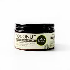 It is better to use scrubs from coffee grounds for dry and normal. Coconut Butter Body Scrub The Coconut Shop
