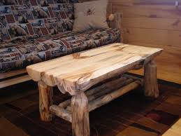 Half Log Coffee Table Log Furniture Rustic Wood Furniture Log Cabin Furniture