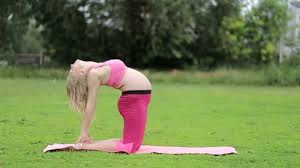 These modifications make yoga accessible ﻿ ﻿ to people who cannot stand, lack the mobility to move easily from standing to seated to supine positions, or want a quick break from office Beautiful Fat Woman Doing Yoga Stock Footage Video 100 Royalty Free 11596130 Shutterstock