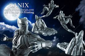 Black Panther 3d Printable Model Www Malix3design Com Sanix 3d Designer