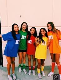 This diy m&m costume is perfect for group or family costumes & is a fun diy halloween costume for kids! 70 Diy College Halloween Costumes That Ll Make You Say Wow I M Gonna Have To Try That Hike N Dip Cute Group Halloween Costumes Halloween Costumes Friends Girl Group Halloween Costumes