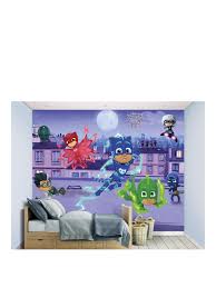 Pj Masks Wall Mural In 2020 Kids Bedroom Boy Room Murals For Kids